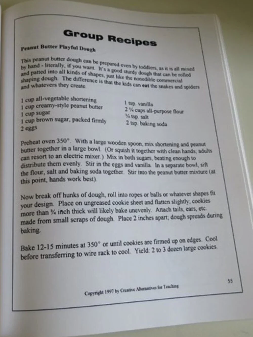 Recipes for Reading and Math GRADES K-2ND ALPHABET, MATH, SONGS, GAMES Reproduce